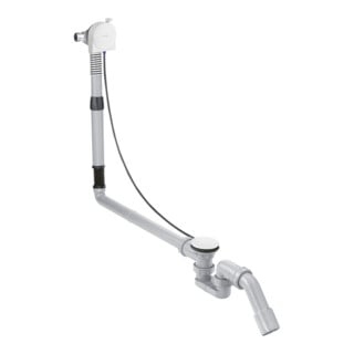 hansgrohe Ensemble complet Exafill S Bec de baignoire, garniture vidage/débordement, blanc mat