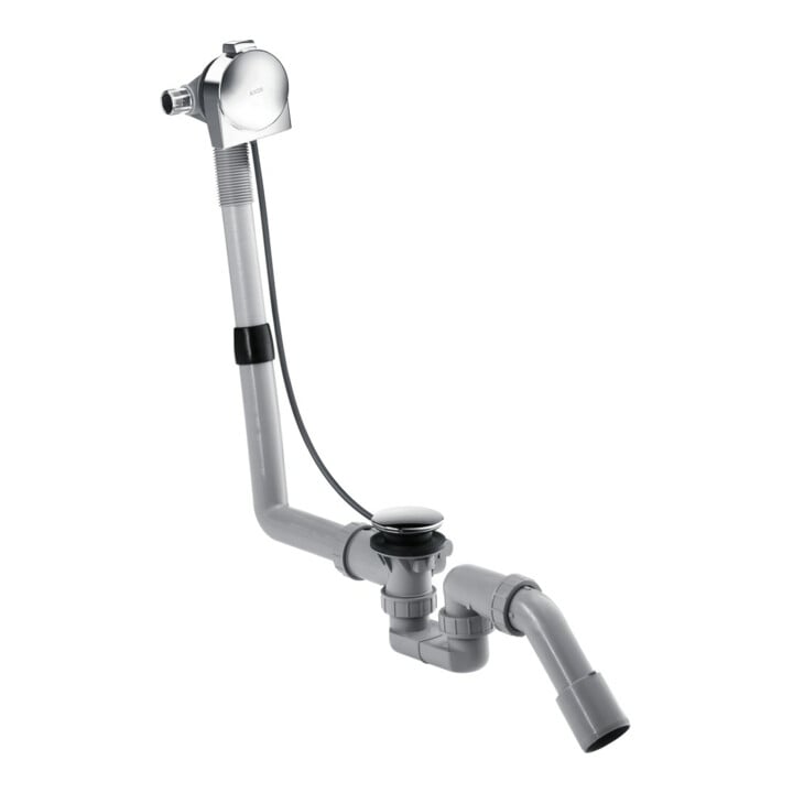hansgrohe Ensemble complet Exafill S Bec de baignoire, garniture vidage/débordement, chrome