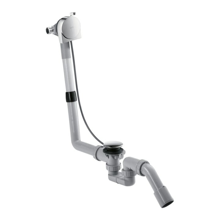 hansgrohe Ensemble complet Exafill S Bec de baignoire, garniture vidage/débordement, chrome