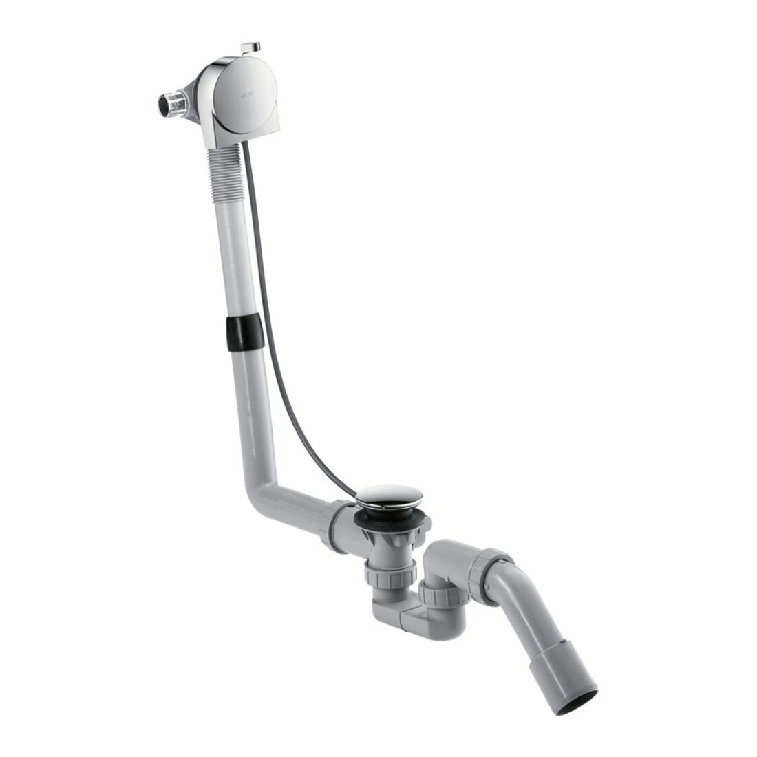 hansgrohe Ensemble complet Exafill S Bec de baignoire, garniture vidage/débordement, chrome