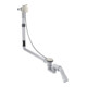 hansgrohe Ensemble complet Exafill S Bec de baignoire, garniture vidage + trop-plein, aspect acier inoxydable-1