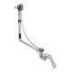 hansgrohe Ensemble complet Exafill S Bec de baignoire, garniture vidage + trop-plein, bleu poli vc-1