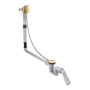 hansgrohe Ensemble complet Exafill S Bec de baignoire, garniture vidage + trop-plein, optique or poli