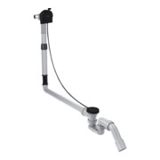 hansgrohe Ensemble complet Exafill S Robinet de baignoire, garniture vidage/débordement, mat noir