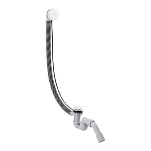 hansgrohe Ensemble complet Flexaplus S Bonde de vidange/débordement, blanc mat