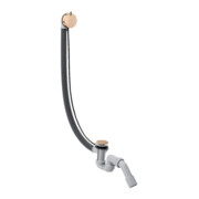 hansgrohe Ensemble complet Flexaplus S Garniture de vidage/débordement, or rouge poli
