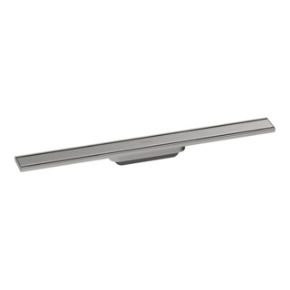 hansgrohe Ensemble complet RainDrain Original 700mm, caniveau de douche, acier inox brossé
