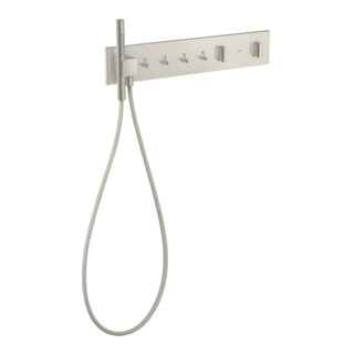 hansgrohe Ensemble complet ShowerComposition UP-THM, 4 utilisateurs, aspect acier inoxydable