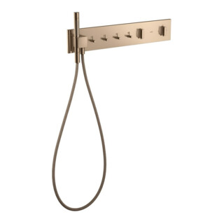 hansgrohe Ensemble complet ShowerComposition UP-THM, 4 utilisateurs, or rouge poli