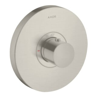 hansgrohe Ensemble complet ShowerSelect HF Mitigeur thermostatique encastré, rond, aspect acier inoxydable