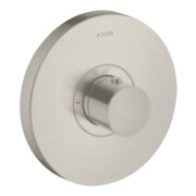 hansgrohe Ensemble complet ShowerSelect HF Mitigeur thermostatique encastré, rond, aspect acier inoxydable