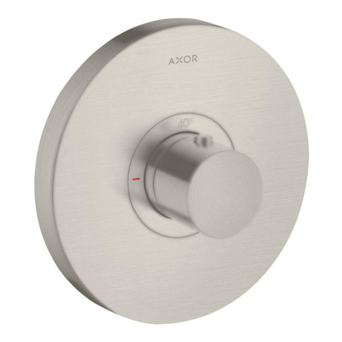 hansgrohe Ensemble complet ShowerSelect HF Mitigeur thermostatique encastré, rond, aspect acier inoxydable