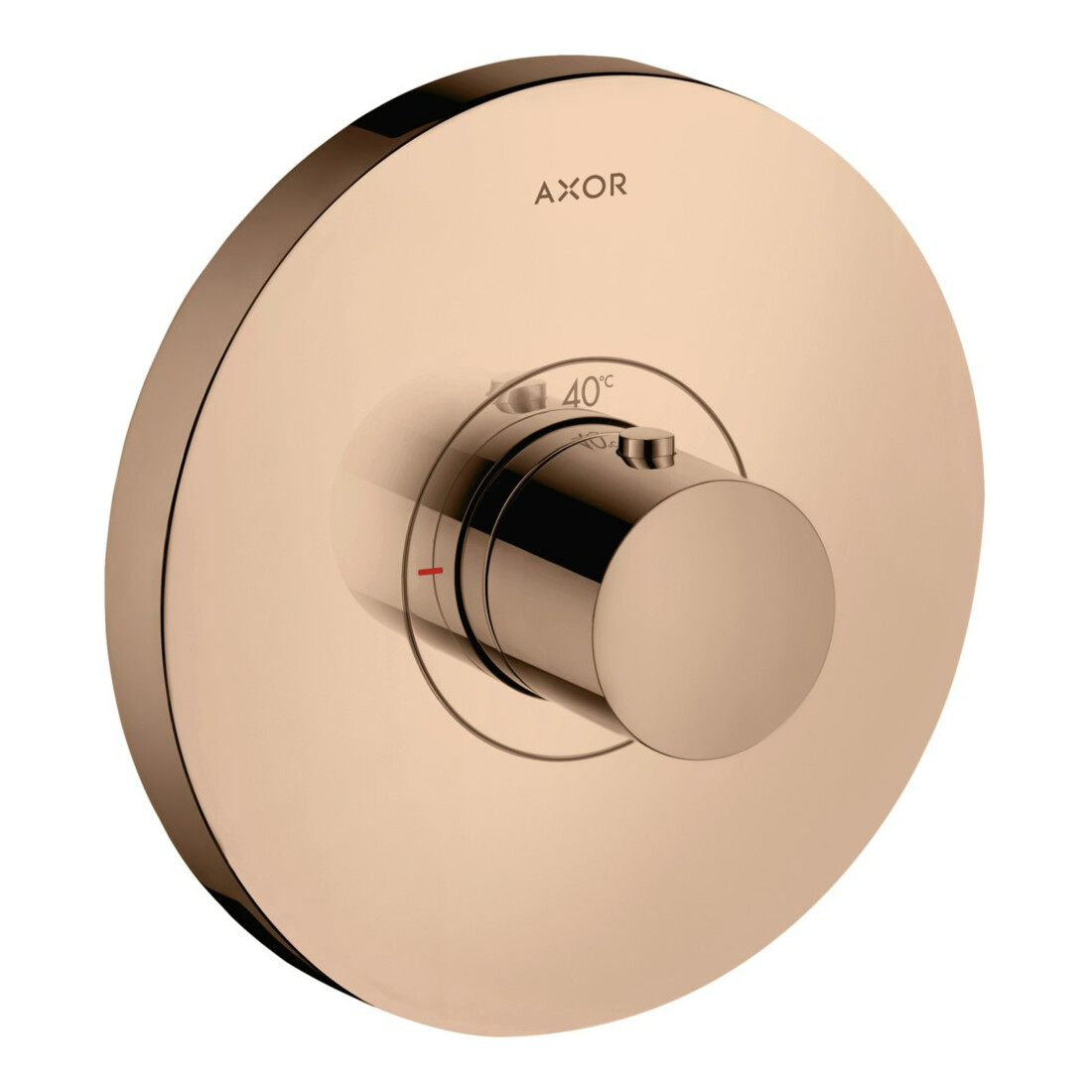 hansgrohe Ensemble complet ShowerSelect HF mitigeur thermostatique encastré, rond, or rouge poli
