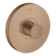 hansgrohe Ensemble complet ShowerSelect HF Thermostat encastré, rond, rouge or brossé