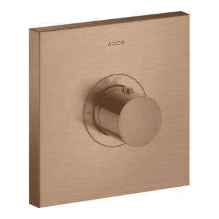 hansgrohe Ensemble complet ShowerSelect HF UP-Thermostat, carré, or rouge brossé