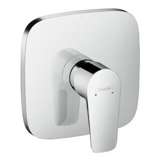 hansgrohe Ensemble complet Talis E Highflow mitigeur encastré douchette, 1 utilisateur, chrome