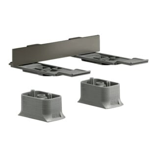 hansgrohe Ensemble d'adaptateurs Axor universel chrome noir brossé