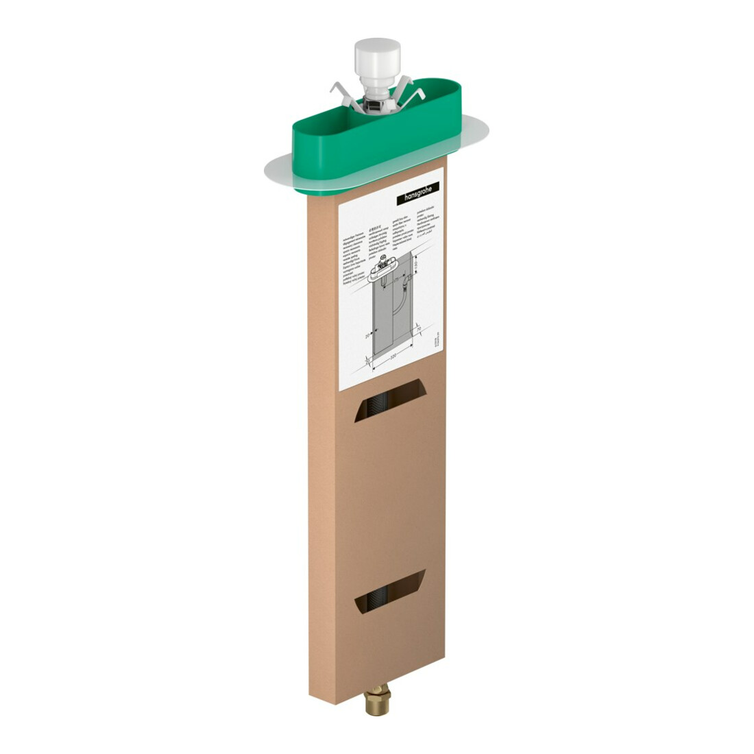 hansgrohe Ensemble de base sBox DN 15, 1 sortie, pour baignoires et carrelages