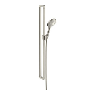 hansgrohe Ensemble de douche Axor Citterio E 900 mm, avec I, 120 mm, 3 jets, aspect acier inoxydable