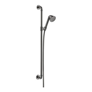 hansgrohe Ensemble de douche Axor Front 900 mm, avec pomme de douche à main 85 mm, 1 jet, bleu poli