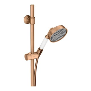 hansgrohe Ensemble de douche Axor Montreux 900 mm, avec douchette 100 mm, 1 jet, bronze brossé