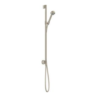 hansgrohe Ensemble de douche Axor One EcoSmart avec raccord mural, 75 mm, 1 an, nickel brossé