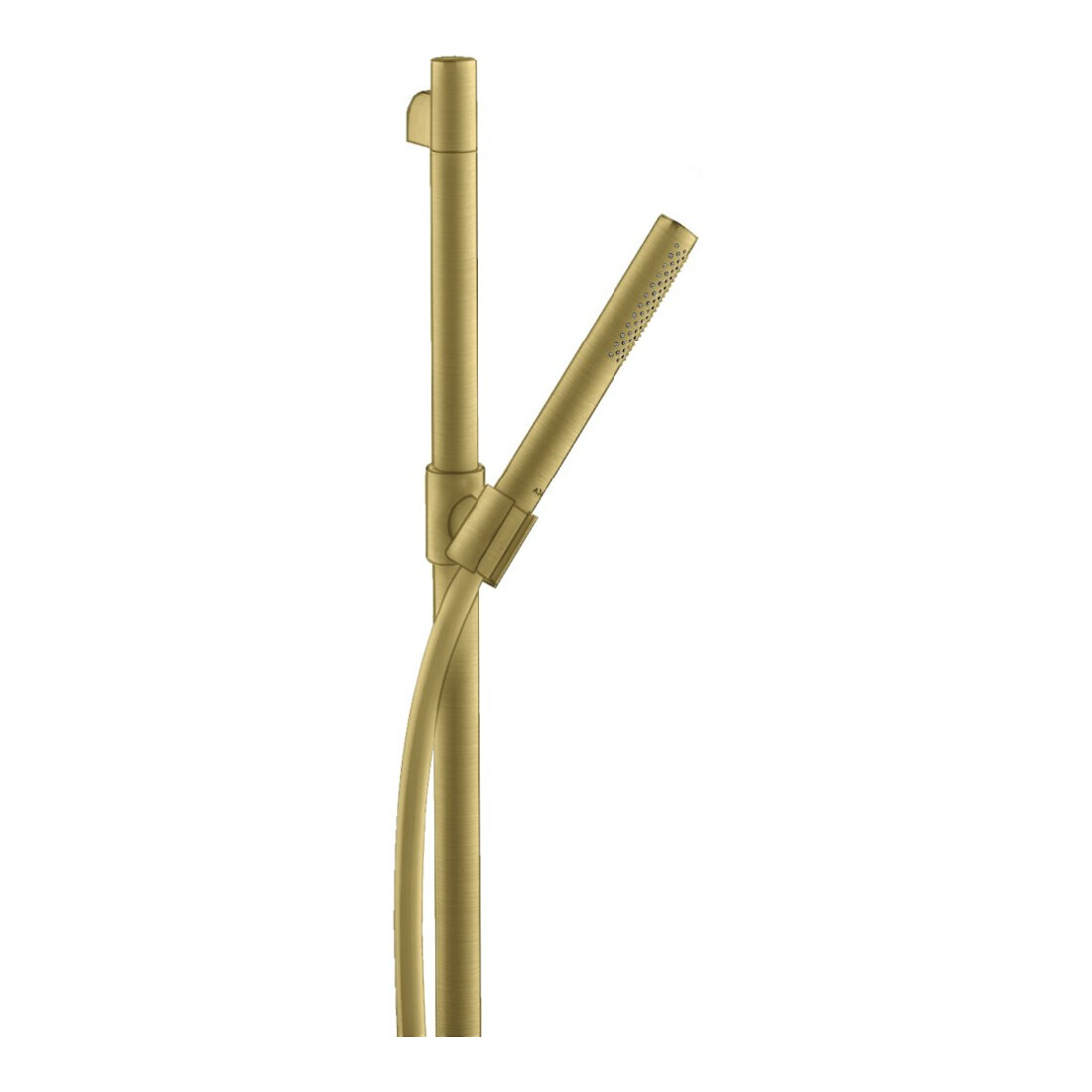 hansgrohe Ensemble de douche Axor Starck EcoSmart 900 mm, avec pomme de douche à main, 1 jet, laiton brossé