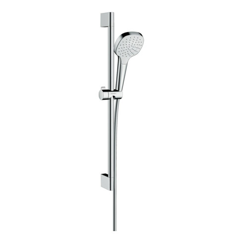 hansgrohe Ensemble de douche Croma Select E 669mm barre de douche, 1 jet, blanc/chrome