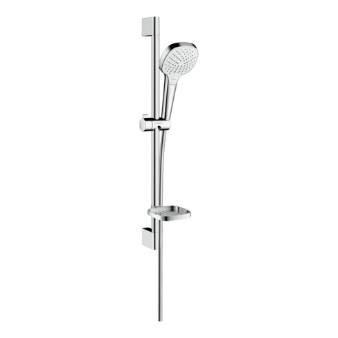 hansgrohe Ensemble de douche Croma Select E Vario barre de douche 669 mm blanc/chrome