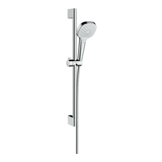 hansgrohe Ensemble de douche Croma Select E Vario barre de douche 669 mm chrome/blanc