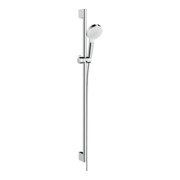 hansgrohe Ensemble de douche Crometta 959 mm Barre de douche, blanc/chrome-1