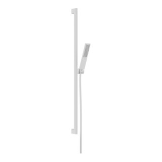 hansgrohe Ensemble de douche Pulsify E Barre de douche 950 mm, blanc mat