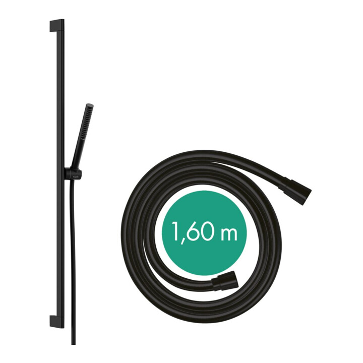 hansgrohe Ensemble de douche Pulsify S Barre de douche 952 mm, blanc mat