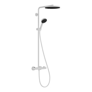 hansgrohe Ensemble de douche Pulsify S Puro avec thermostat, 2 jets, 11,2 l/min, blanc mat