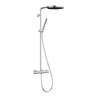 hansgrohe Ensemble de douche Pulsify S Puro avec thermostat, 2 utilisateurs, 8 l/min, chrome
