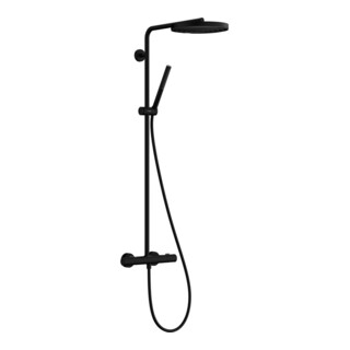hansgrohe Ensemble de douche Pulsify S Puro avec thermostat, 2 utilisateurs, 8 l/min, noir mat