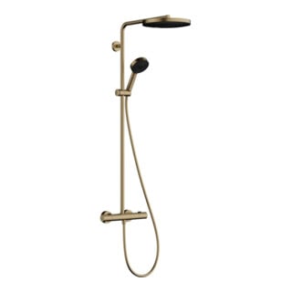 hansgrohe Ensemble de douche Pulsify S Puro m TH, 2 jets, 11,2 l/min, bronze