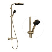 hansgrohe Ensemble de douche Pulsify S Puro m TH, 2 jets, 11,2 l/min, bronze-3