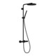 hansgrohe Ensemble de douche Pulsify S Puro m TH, 2 jets, 11,2 l/min, mat noir-1