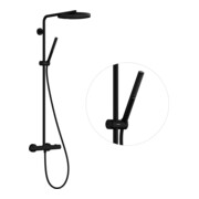 hansgrohe Ensemble de douche Pulsify S Puro m TH, 2 jets, 11,2 l/min, mat noir-3