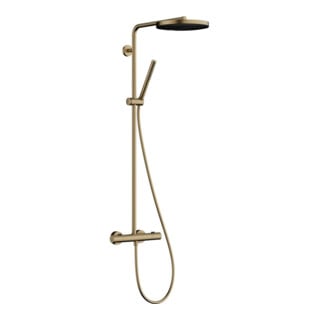 hansgrohe Ensemble de douche Pulsify S Puro m TH, 2 jets, 8 l/min, bronze brossé