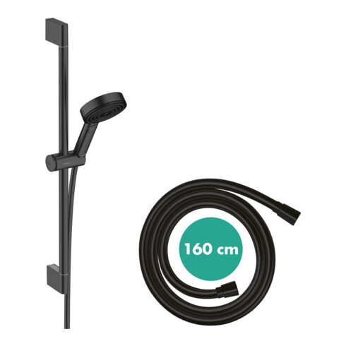hansgrohe Ensemble de douche Pulsify Select 105 669mm barre de douche, mat-sw, Relaxat, 3jets