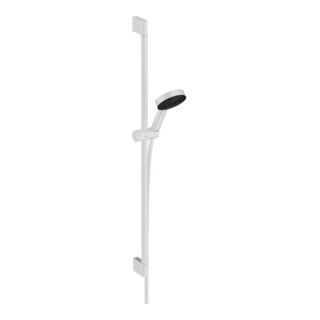 hansgrohe Ensemble de douche Pulsify Select 105 959mm Barre de douche, blanc mat, Relax, 3 jets
