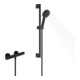 hansgrohe Ensemble de douche Pulsify Select S 669 mm BrSt + douchette, 3 jets, mat noir-5