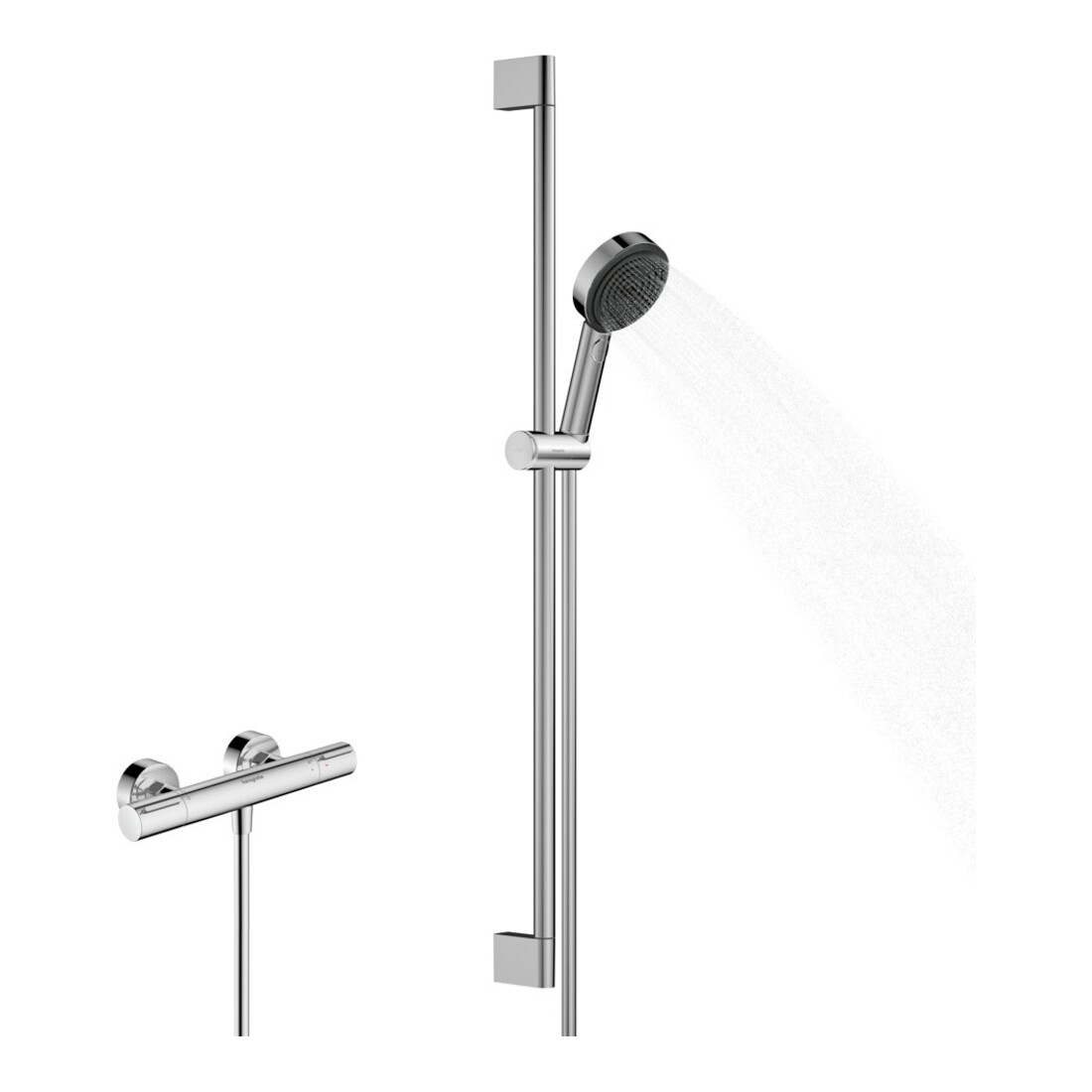 hansgrohe Ensemble de douche Pulsify Select S 959 mm barre + douchette, 3 jets, chrome