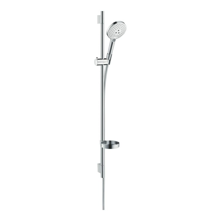 hansgrohe Ensemble de douche Raindance Select S 120 1008mm Barre de douche, blanc/chrome, 3jets