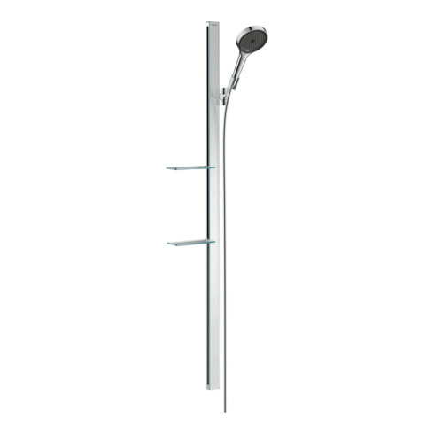 hansgrohe Ensemble de douche Rainfinity 130 1500 mm BrSt + plateau, 3 jets, 8 l/min, chrome