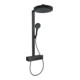 hansgrohe Ensemble de douche Rainfinity m avec thermostat, pomme de douche 360 mm, noir mat-1