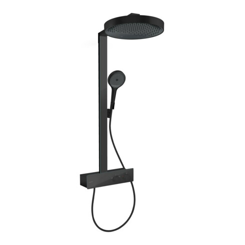 hansgrohe Ensemble de douche Rainfinity m avec thermostat, pomme de douche 360 mm, noir mat