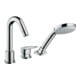 hansgrohe Ensemble de montage complet Logis Mitigeur bain 3 trous, chrome-1